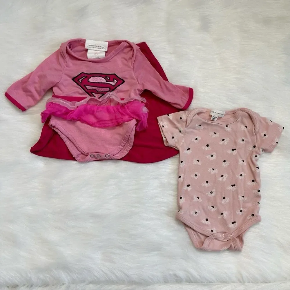 0-3 Months Baby Girl Summer Clothes LOT